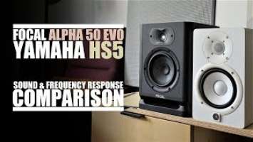 DSAUDIO.review ||  Focal Alpha 50 EVO vs Yamaha HS5  || sound.DEMO