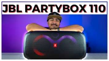 JBL PARTYBOX 110 - Mais um LANÇAMENTO da JBL! [Unboxing e Review]