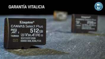  NUEVA TARJETA MICRO SD de 512 GB "Kingston Canvas Select Plus"