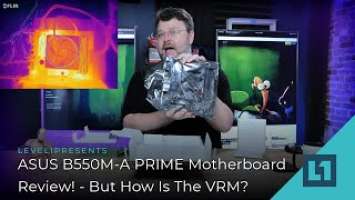 ASUS B550M-A PRIME Motherboard Review! - But How Is The VRM?
