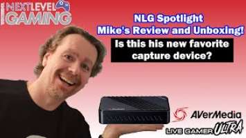 NLG Spotlight:  Avermedia Live Gamer Ultra (GC553) Capture Box Review and Unboxing!