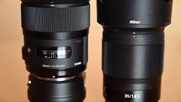 Nikon Z 35mm f/1.8 s vs Sigma 35mm f/1.4 Art DG HSM - Autofocus comparison