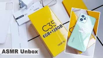 Realme C35 6GB+128GB Unboxing | ASMR Unbox My New Phone