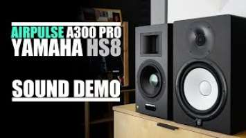 AirPulse A300 PRO  vs  Yamaha HS8  ||  Sound Comparison