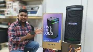 Sony SRS-XP700 PARTY SPEAKER DETAIL SOUND TEST IN HINDI | WITH INBUILT BATTERY 25 HOURS PLAY TIME