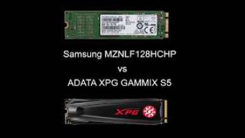 Samsung MZNLF128HCHP vs ADATA XPG GAMMIX S5