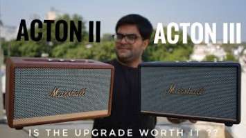 Marshall Acton III VS Acton II Speaker ⚡⚡ Shall we save some Money
