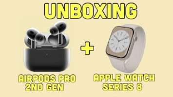 Unboxing - AirPods Pro 2nd Gen & Apple watch Series 8