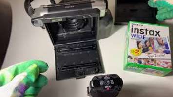 ASMR Instax Wide 300 Review | Inserting And Ejecting FujiFilm Cartridge | (No Talking) Only Sound