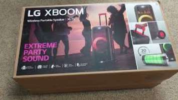 LG XBOOM XL7S Party Speaker  Unboxing - The New Party Speaker Competing with JBL Partybox 310?