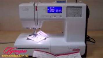 BERNINA Bernette B38 - огляд швейної машинки | Кутюр’є | sewing machine review