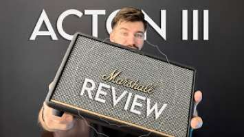 The NEW Marshall Acton III Bluetooth Speaker (Hands-On Review)
