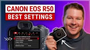 Best Canon EOS R50 Settings: R50 Setup Guide