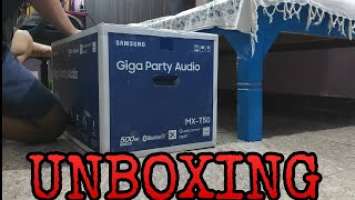Samsung MX-T50 Giga Party Audio Unboxing | WOW! | Vlog #55