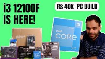The Budget King is Here! Intel Core i3 12100F PC Build in 2022 | Intel 12th Gen PC Build [Hindi]