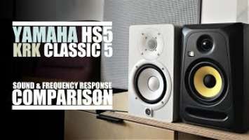 DSAUDIO.review ||  KRK Classic 5 CL5G3 vs Yamaha HS5  || sound.DEMO