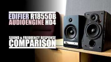 DSAUDIO.review ||  Edifier R1855DB vs Audioengine HD4  || sound.DEMO