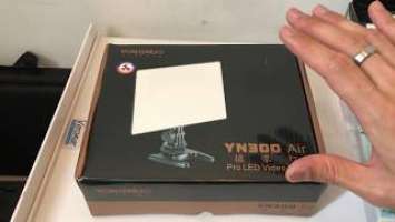 BEST AND CHEAP LIGHTING YONGNUO YN300 AIR-Pro LED Video LIGHT unboxing #part1