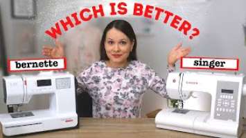 Which one is better? Bernette B38 vs Singer 7470 #sewingmachinemusthaves