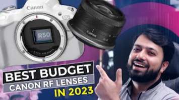 Best Budget Canon RF Lenses In 2023 Feat. Canon R50 ( Hindi )