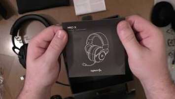 Logitech G Pro X Gaming Headset with Blue Voice Technology Unboxing