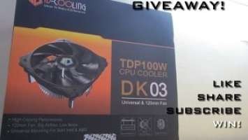 ID Cooling DK-03 CPU Cooler Unboxing & Review