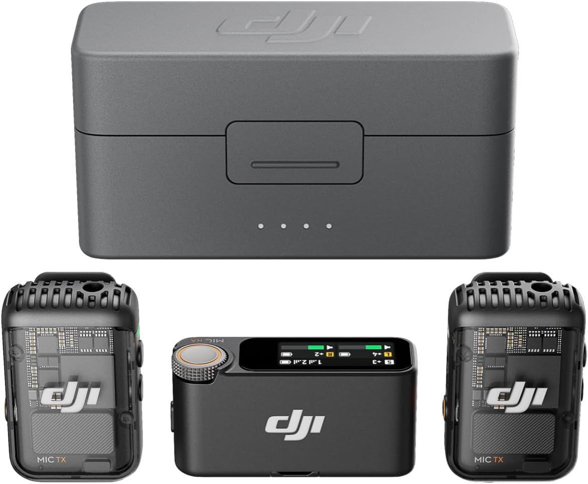 DJI Mic 2 (2 mic + 1 rec + charging case)