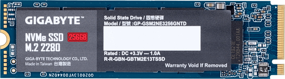 Gigabyte M.2 NVMe SSD GP-GSM2NE3256GNTD 256 ГБ