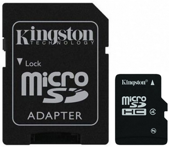 Kingston microSDHC Class 4 32 ГБ