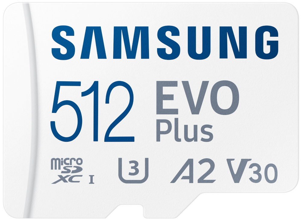 Samsung EVO Plus A2 V30 UHS-I U3 512 ГБ