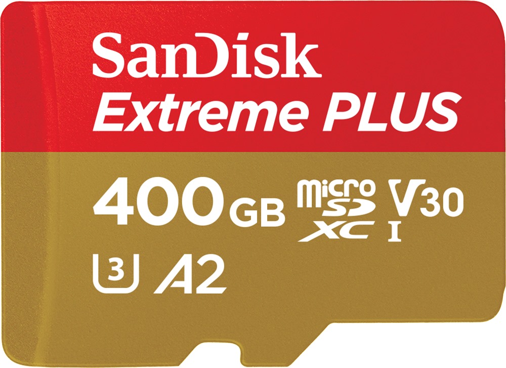 SanDisk Extreme Plus V30 A2 microSDXC UHS-I U3 400 ГБ