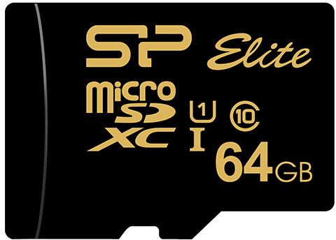 Silicon Power Elite Golden microSD 64 ГБ