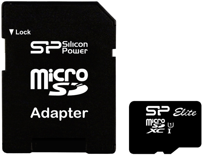 Silicon Power Elite microSD UHS-1 Class 10 64 ГБ