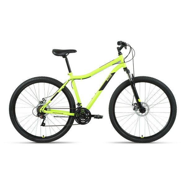 Велосипед 29' Altair MTB HT 29 2.0 D 21 ск Ярко-зеленый/Черный 2022 г