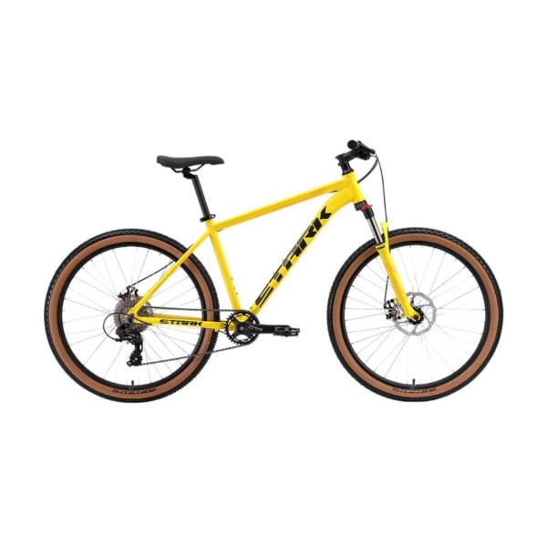 Велосипед Stark'24 Stark'24 Hunter 27.2 D желтый/темно-серый