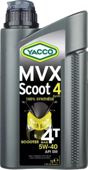 Yacco MVX Scoot 4 Synth 5W-40 1L 1 л