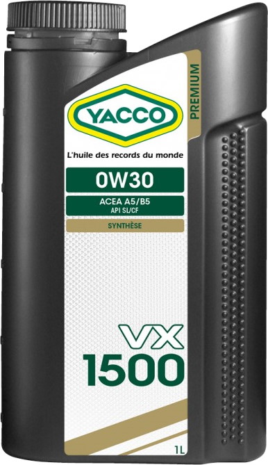 Yacco VX 1500 0W-30 1 л