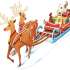 CubicFun Christmas Sleigh P681h