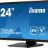 23.8" Монитор Iiyama ProLite T2452MSC-B1,  1920x1080,  IPS,  1хHDMI,  1хDP,  черный