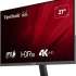 27" Монитор ViewSonic VA2708-4K-HD,  3840x2160,  IPS,  2хHDMI,  1хDP,  черный