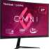 27" Монитор ViewSonic VX2718-2KPC-MHD,  2560x1440,  VA,  165Гц,  2хHDMI,  1хDP,  изогнутый, черный