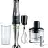 Блендер Braun MQ9135XI,  погружной,  черный/серебристый