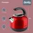 Чайник электрический DOMFY DSC-EK506, 2200Вт, красный и черный