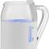 Чайник электрический Polaris PWK 1563CGL, 2200Вт, белый и прозрачный