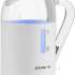 Чайник электрический Polaris PWK 1563CGL, 2200Вт, белый и прозрачный