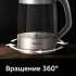 Чайник электрический RED SOLUTION RK-G138, 2200Вт, серый