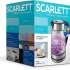 Чайник электрический Scarlett SC-EK27G55, 2200Вт, черный и серебристый