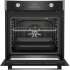 Духовой шкаф HOTPOINT FE9 834 JC IX,  нержавеющая сталь/черный