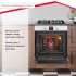 Духовой шкаф Simfer B6EC58016,  белый/черный