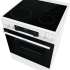 Электрическая плита Gorenje GEC6C40WD,  стеклокерамика,  без крышки,  белый